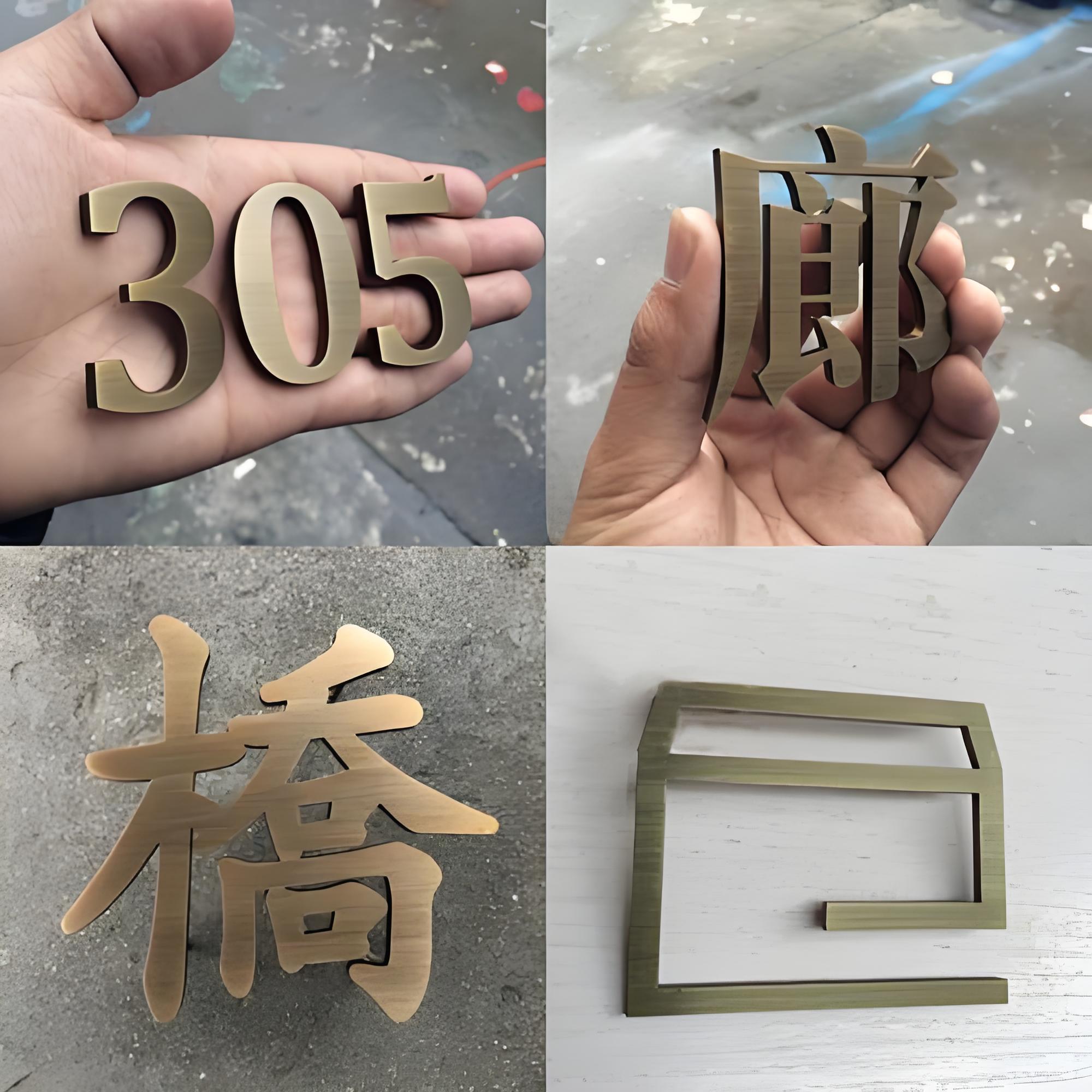 连锁门店标准化SI门头生产车间