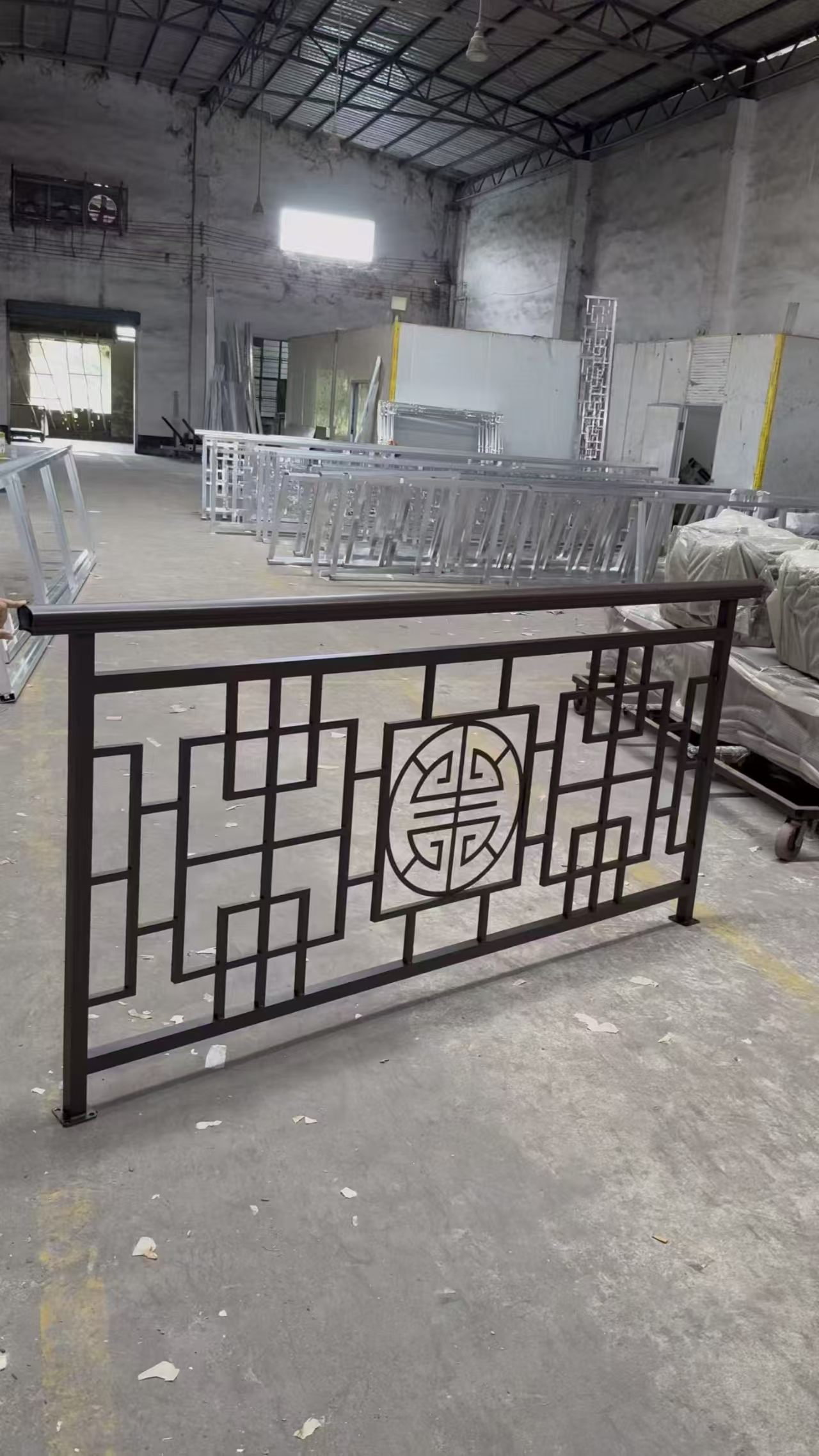 阳台防护护栏生产实拍