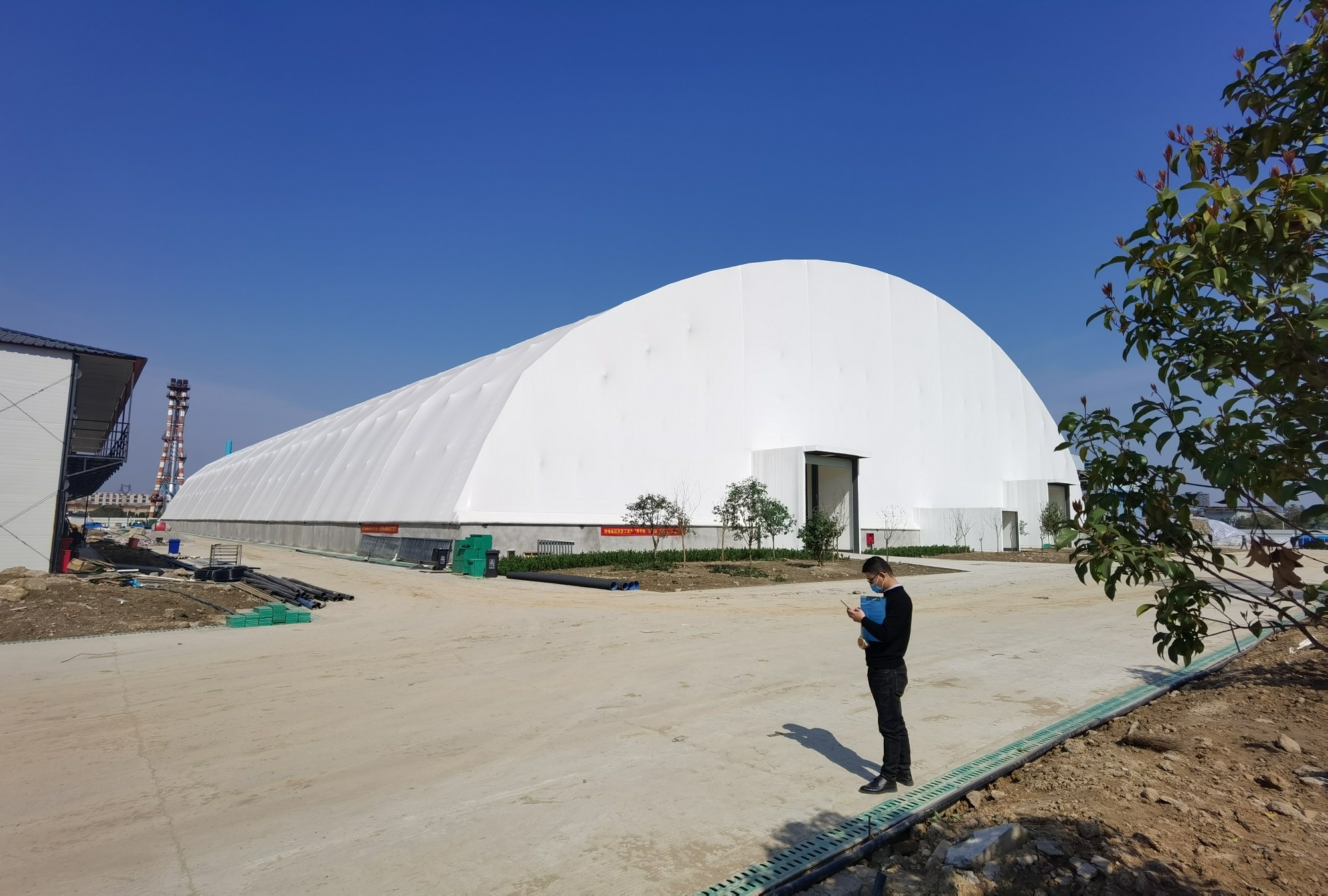 膜结构工程施工实景