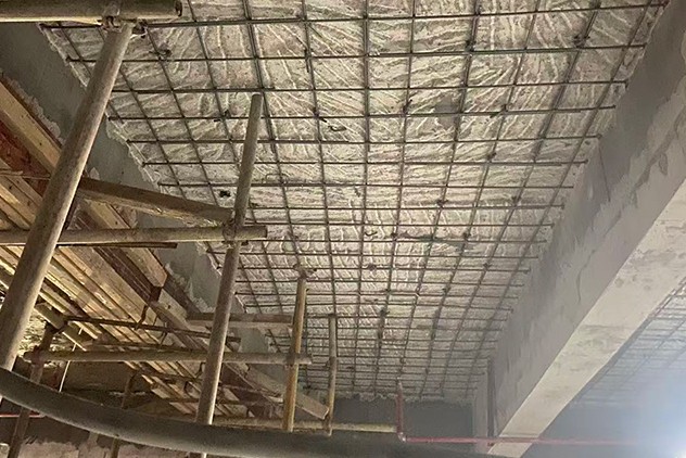 承重柱置换施工实拍