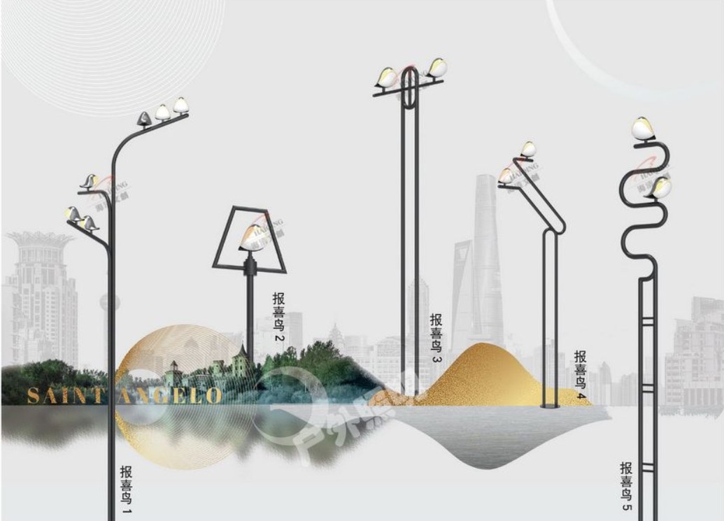 户外景观照明实景图