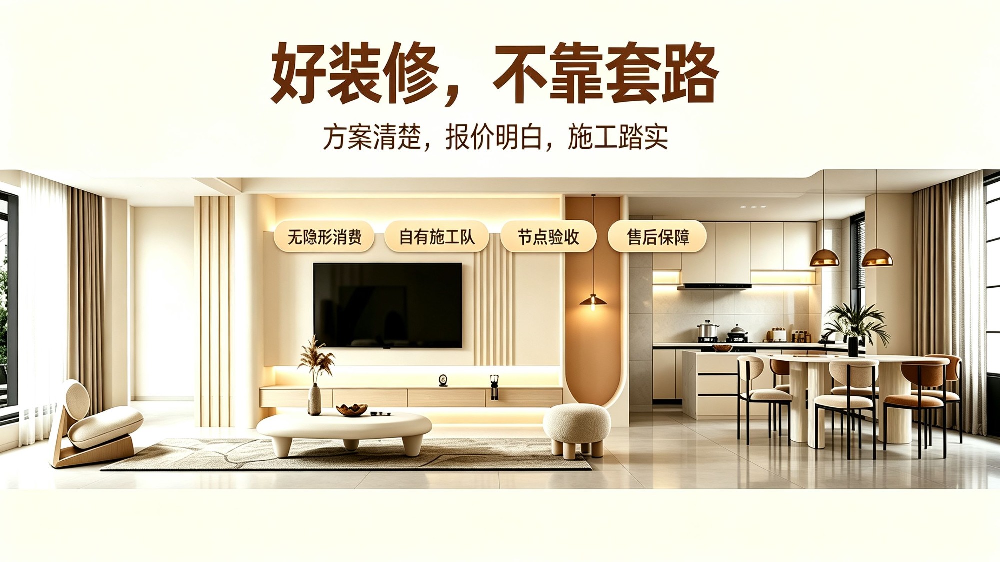 新中式装修实景参考