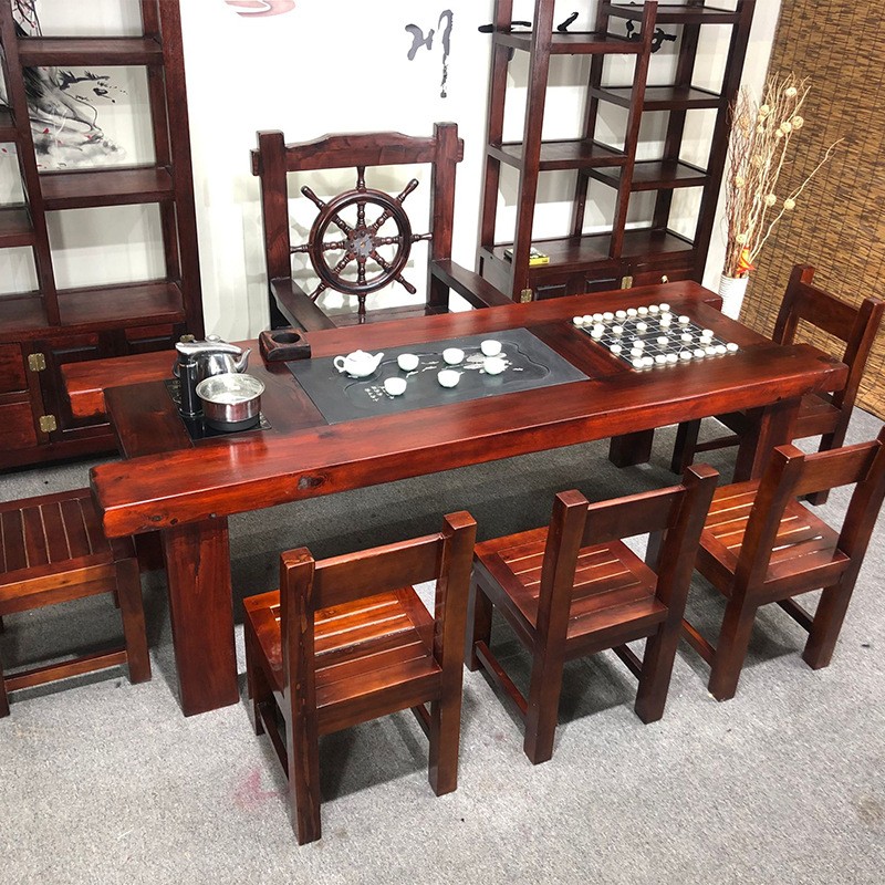 智能电动转盘餐桌工艺展示