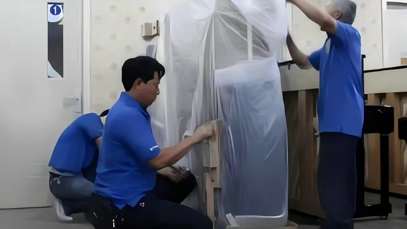 标准化搬迁作业现场