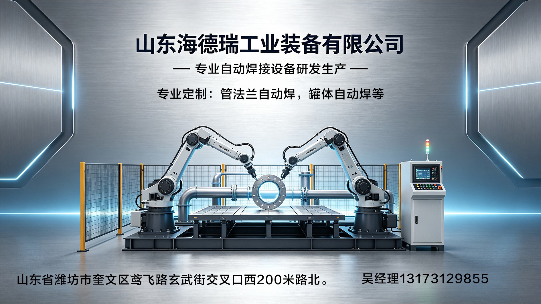 自动化焊接设备实拍