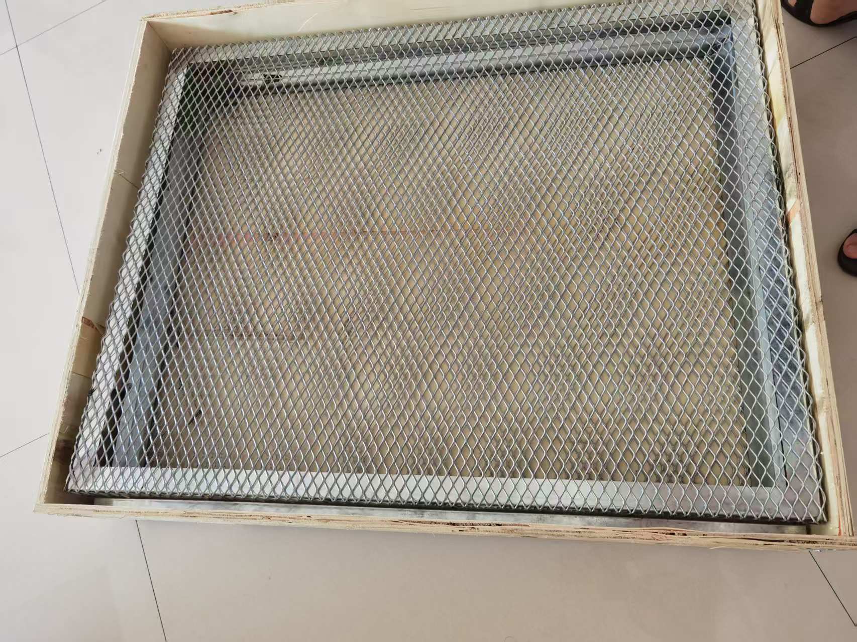 工业机器人防护网产品结构示意