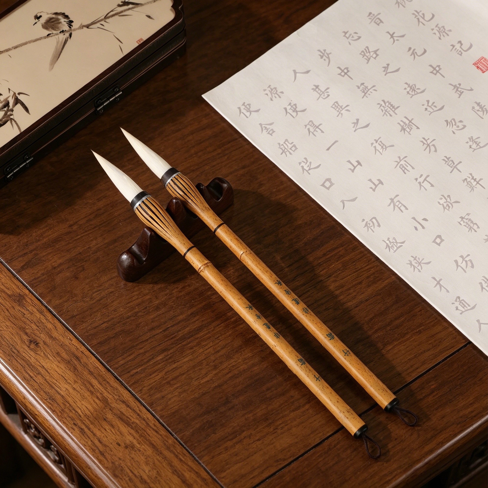 毛笔工艺展示