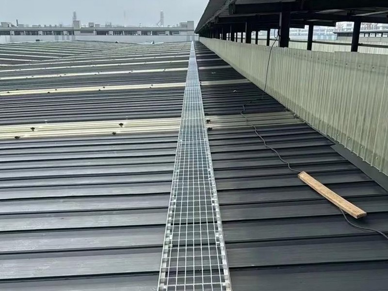 检修平台走道板实物展示