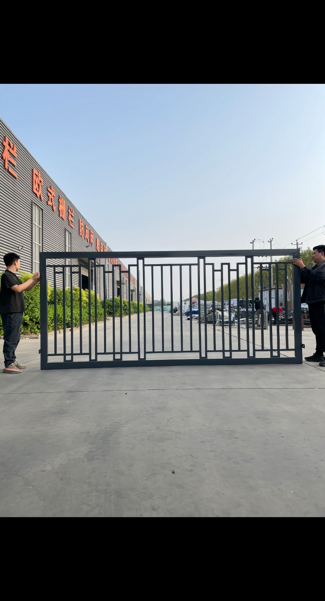 防抛网护栏实景图