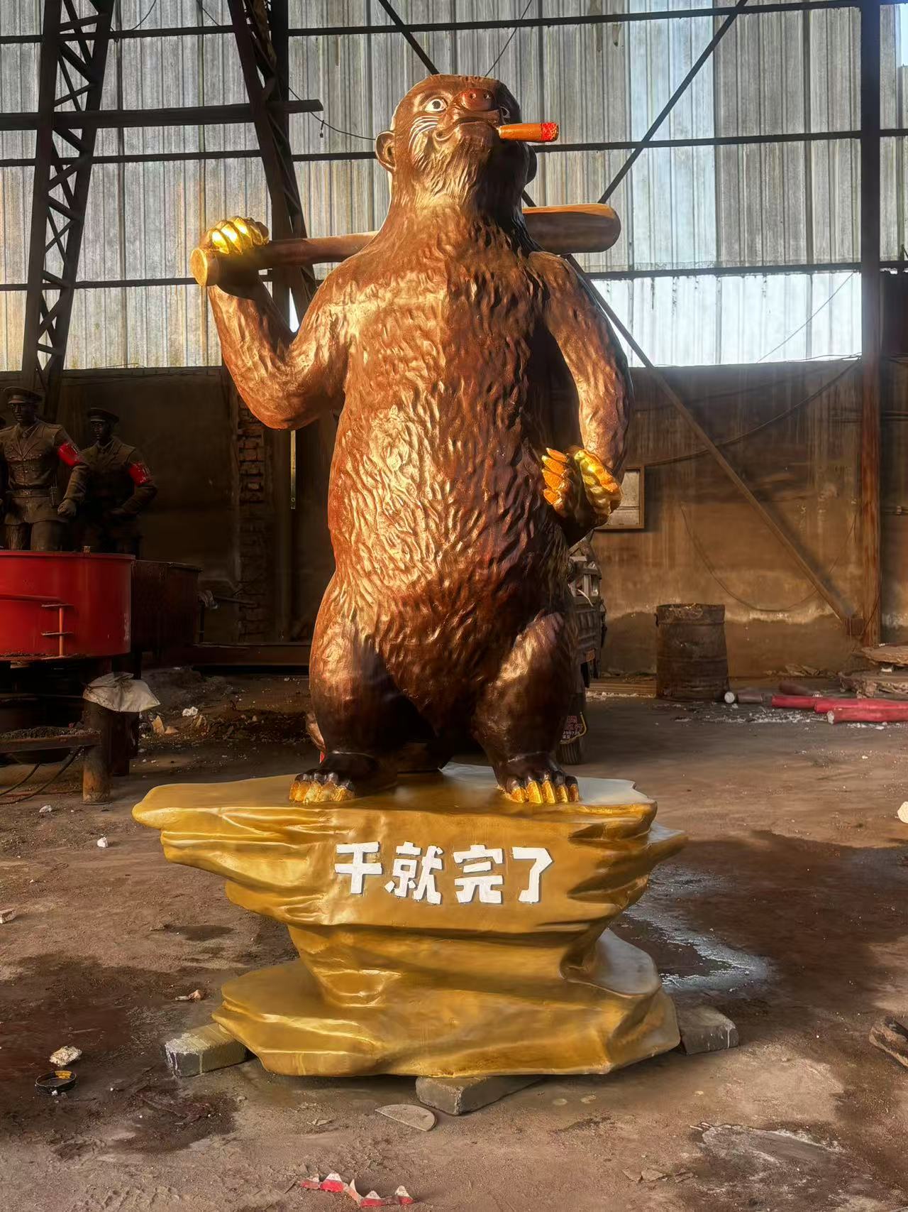 唐代汉文化雕塑实景