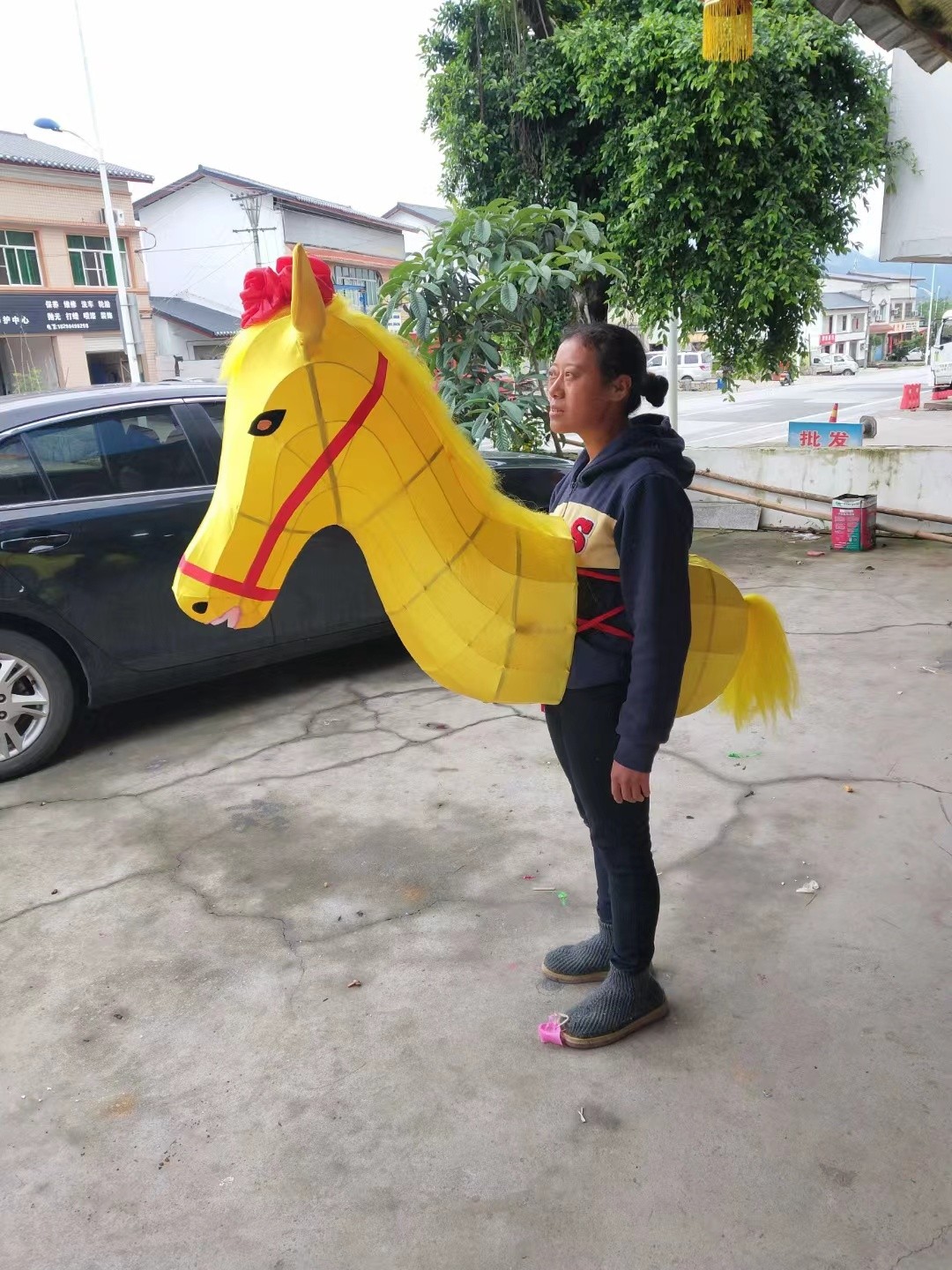 龙灯制作工艺展示