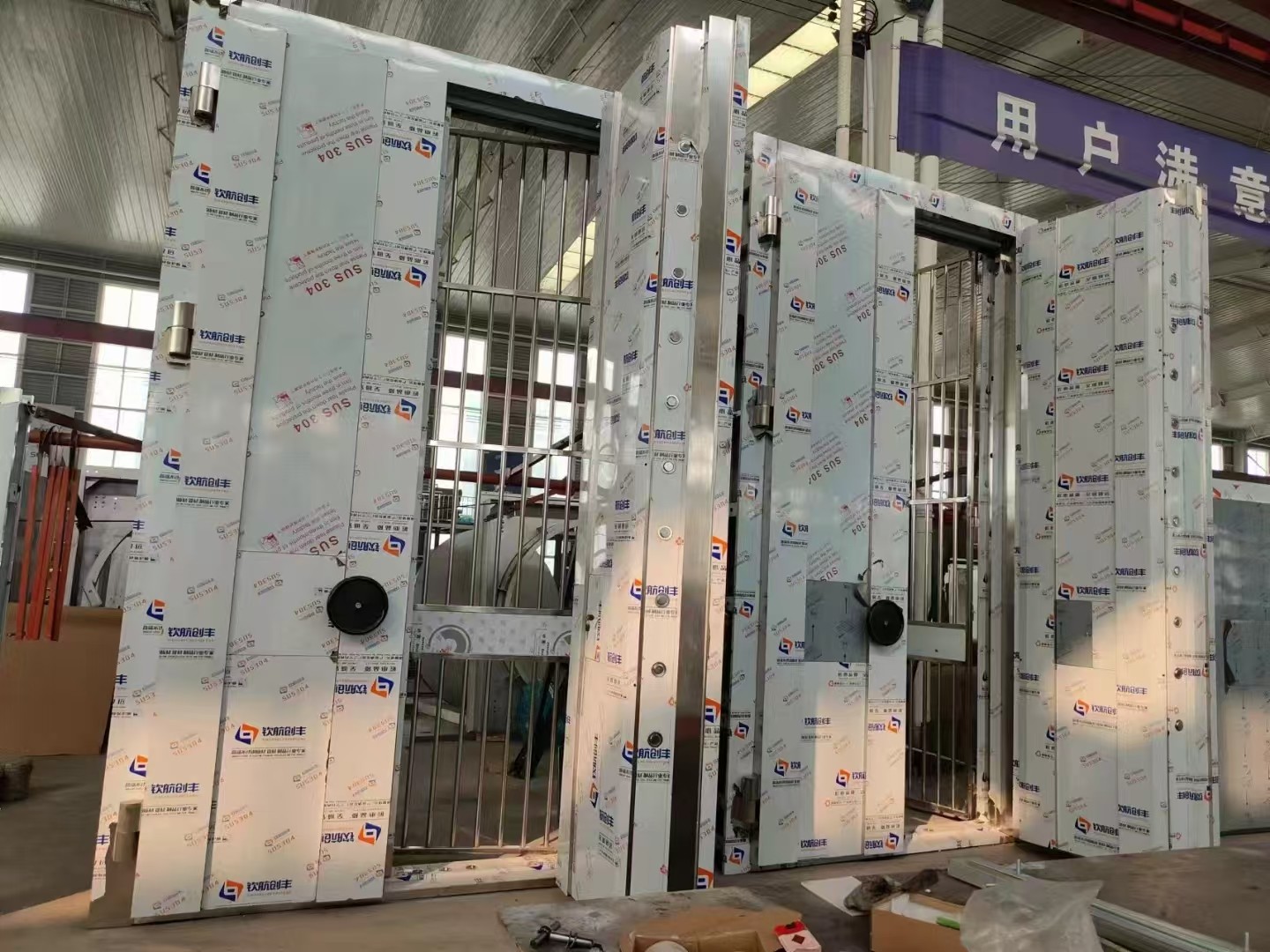 文物库房门结构展示