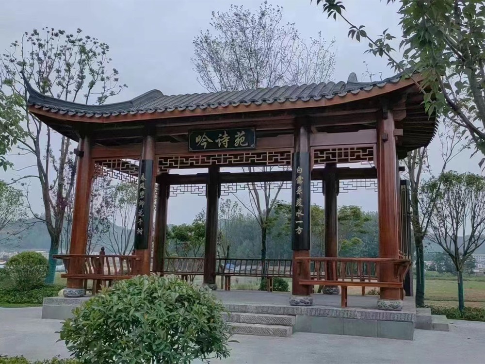 古建凉亭实景展示