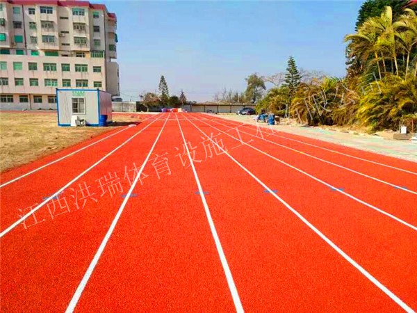 运动场地材料生产基地实拍