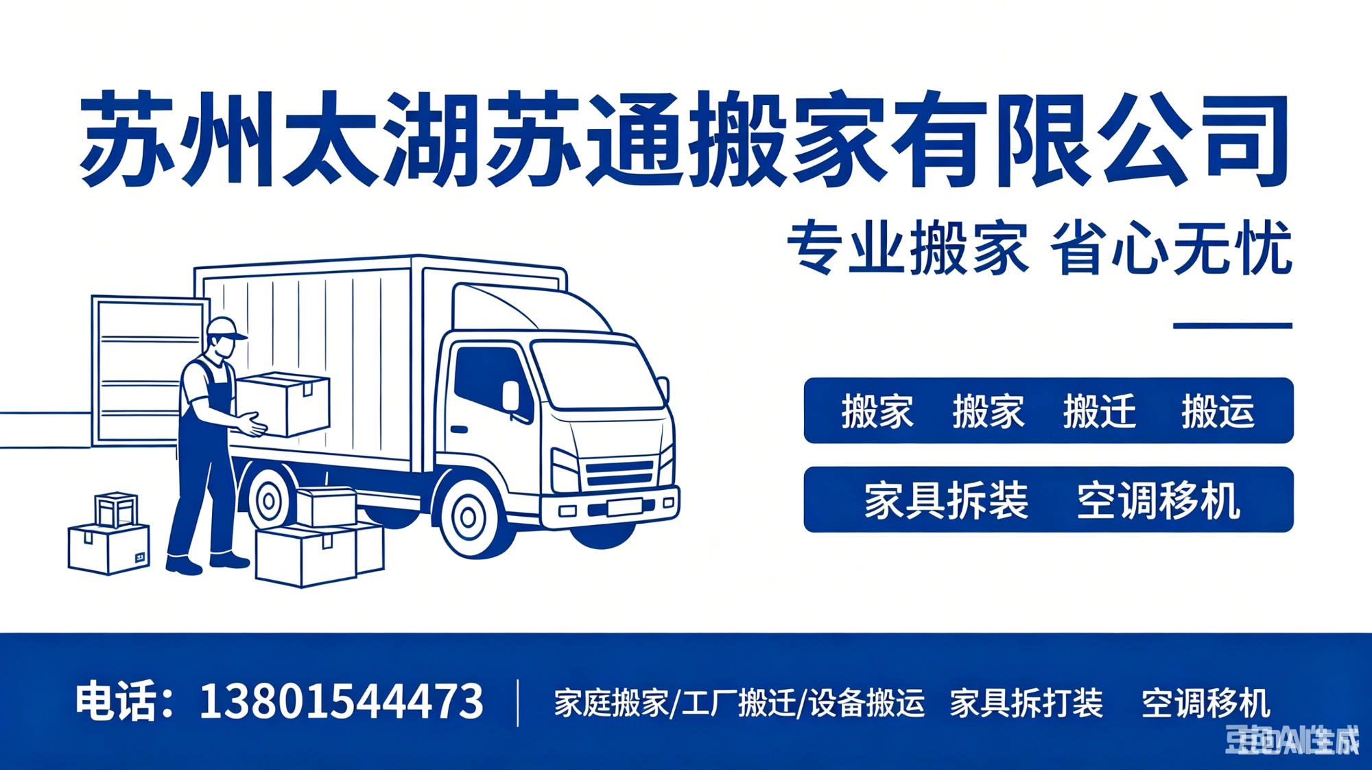 吴中区搬家服务现场