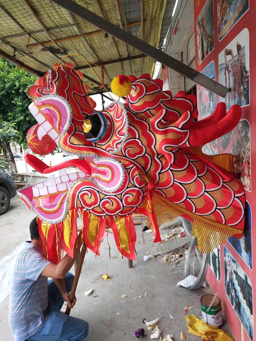 龙灯工艺展示