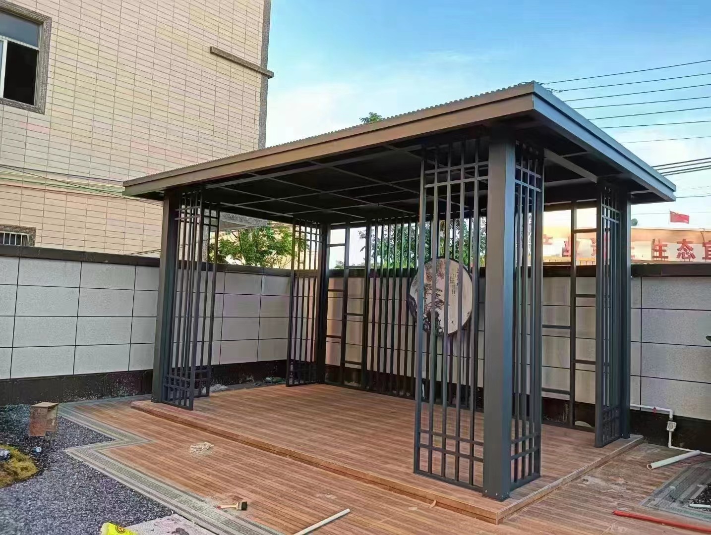 铝合金阳光凉亭实景