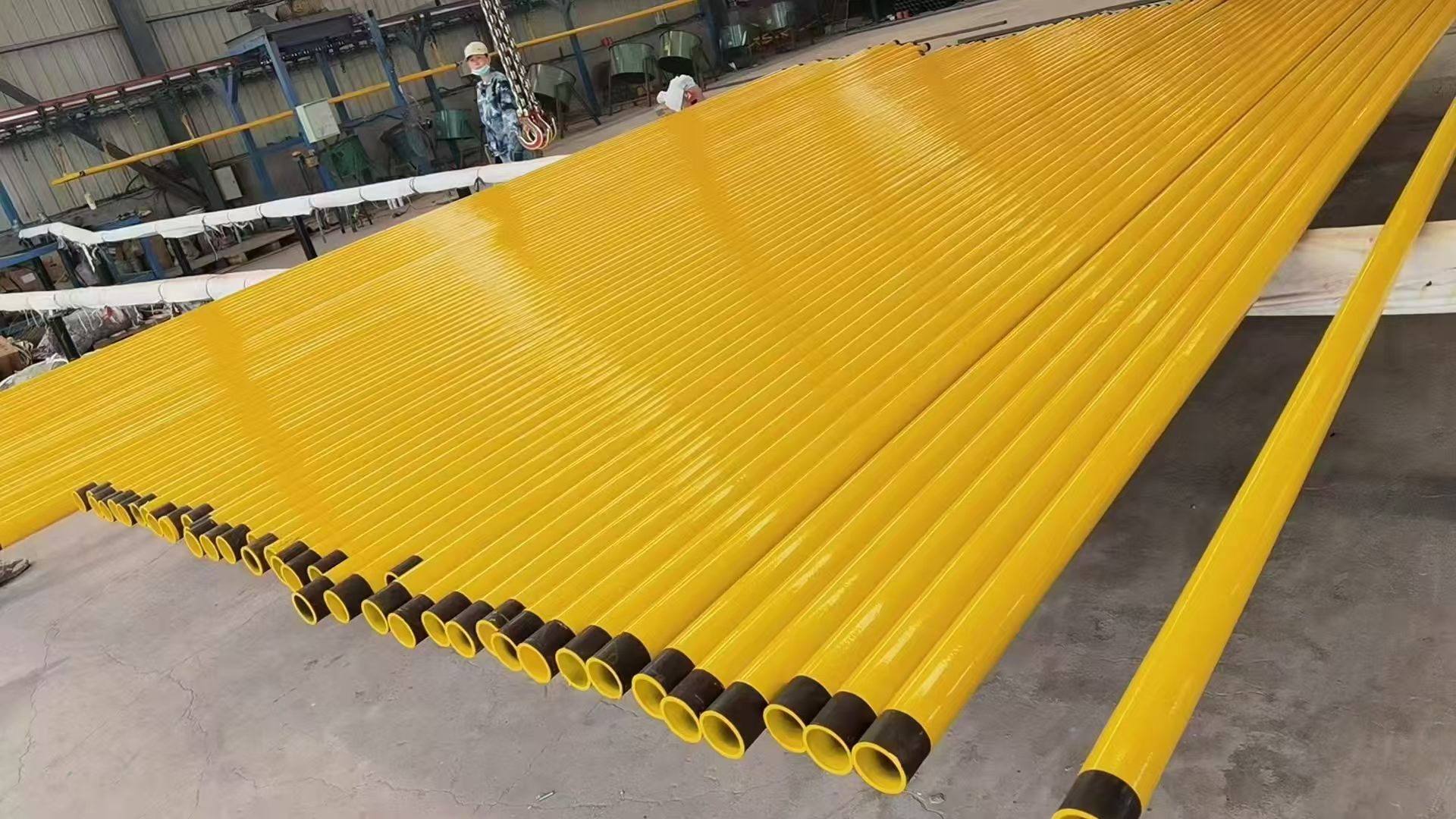 防腐管材生产实拍