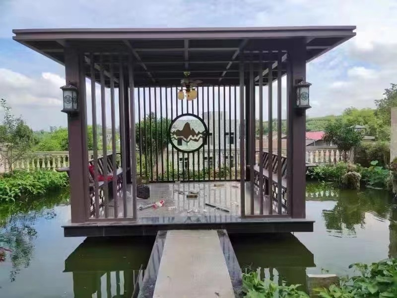 户外凉亭实景图