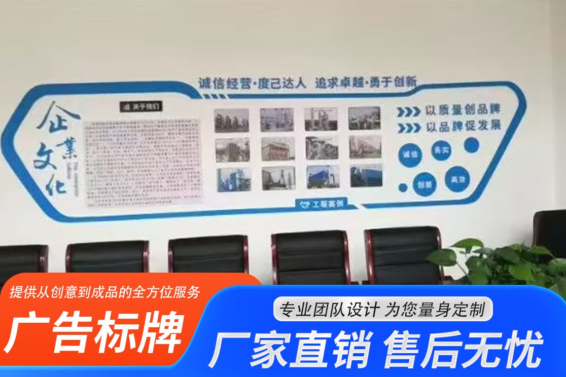广告标牌实景应用示例