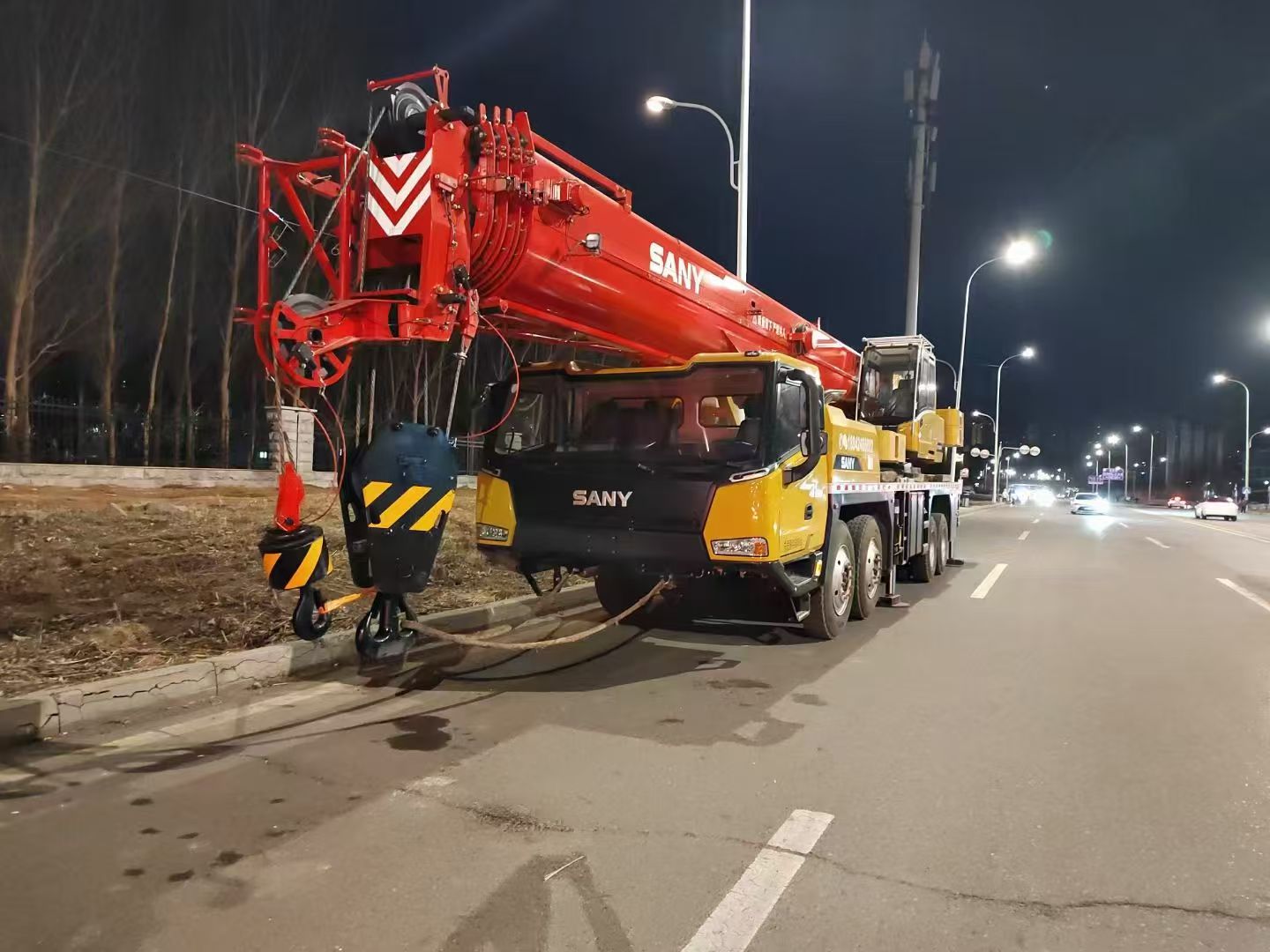 辽宁吊车租赁现场施工图