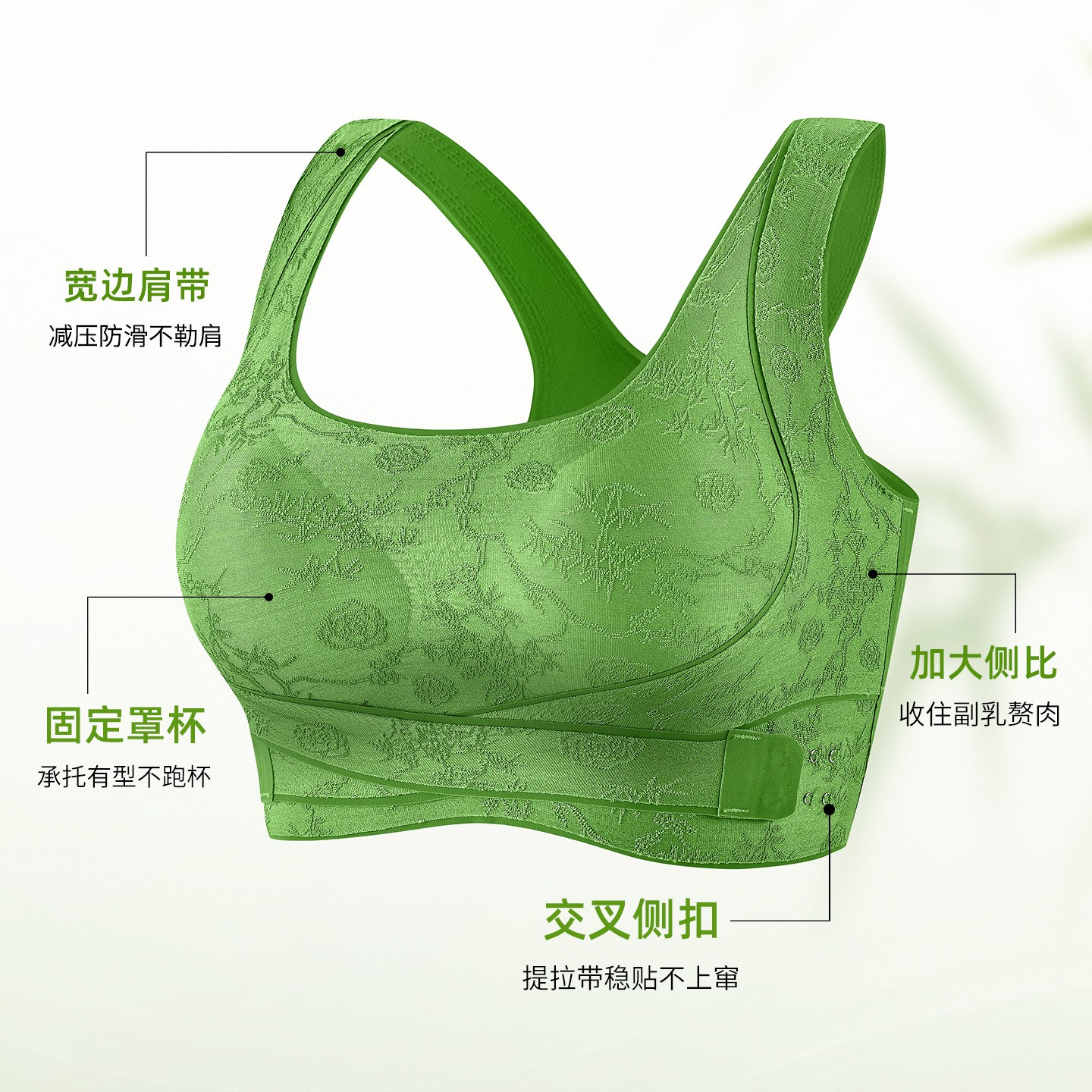 加宽侧比聚拢内衣生产工艺展示