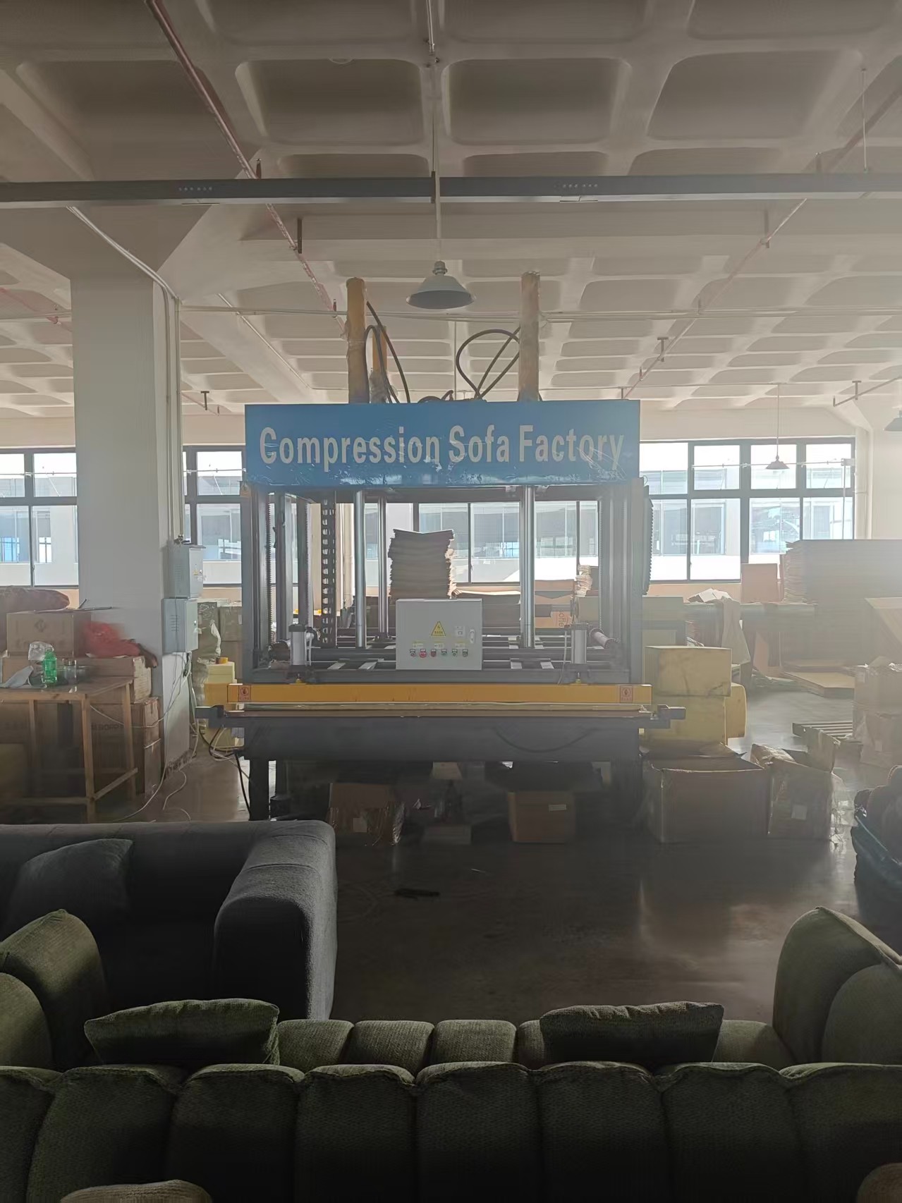 压缩工艺示意图