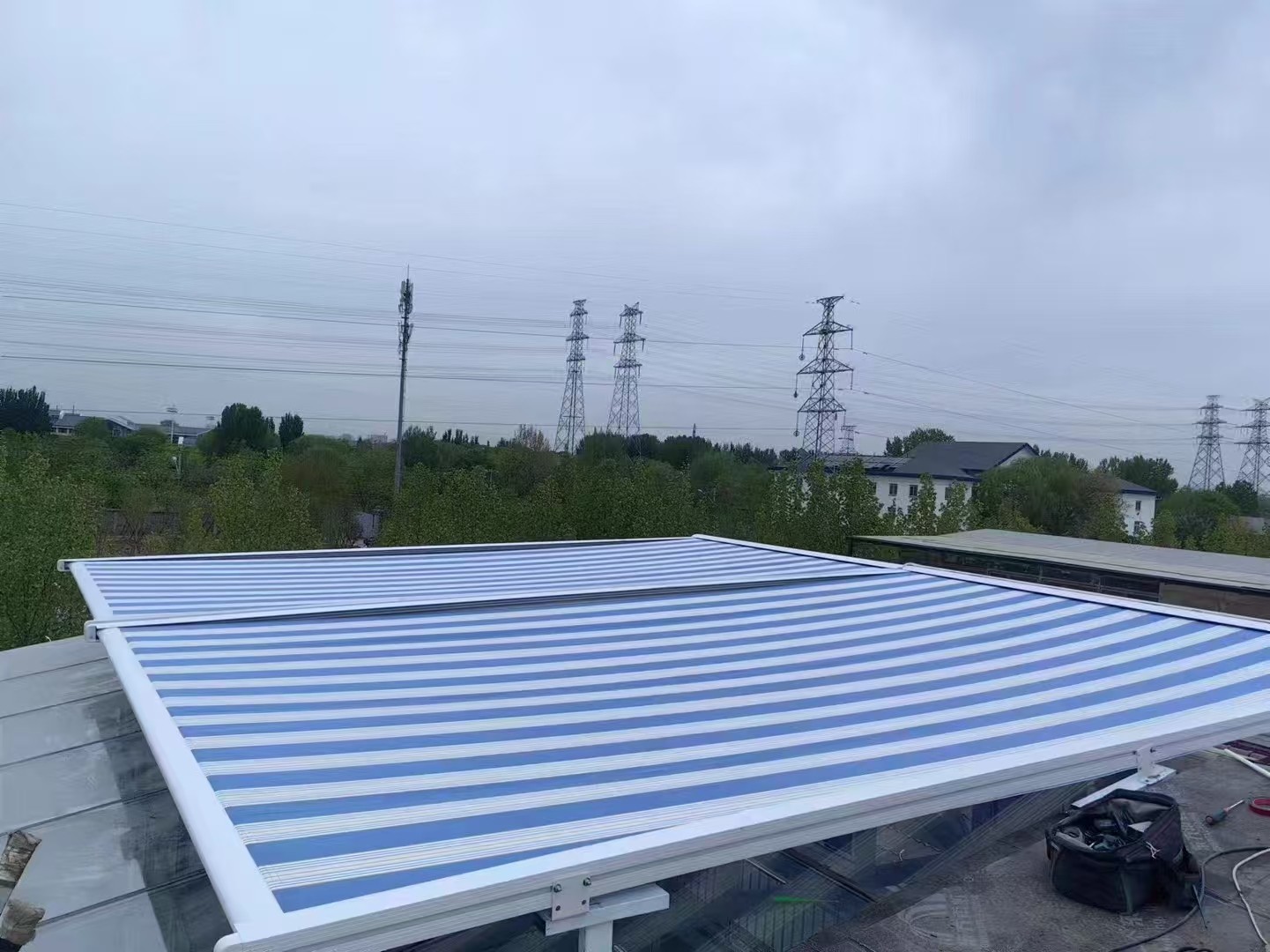 遮阳篷应用场景示意图