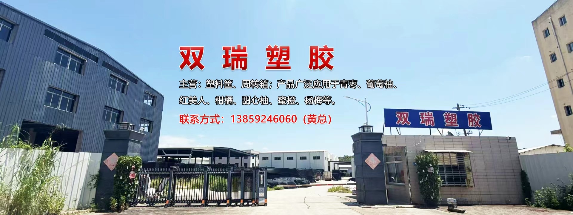 蔬菜塑料筐生产现场