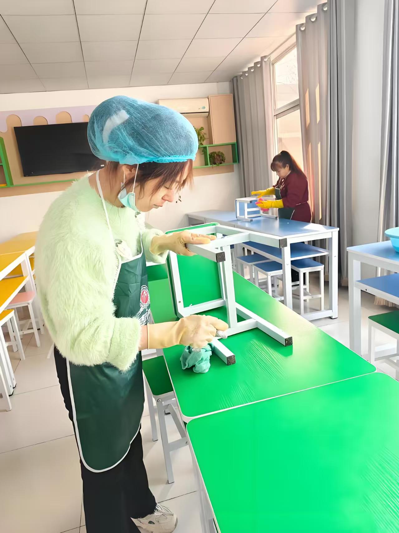 清洁服务场景示意