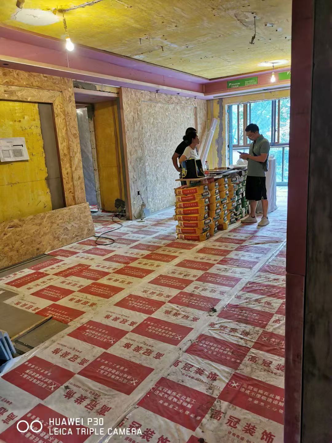 四季青片区住宅改造项目施工现场