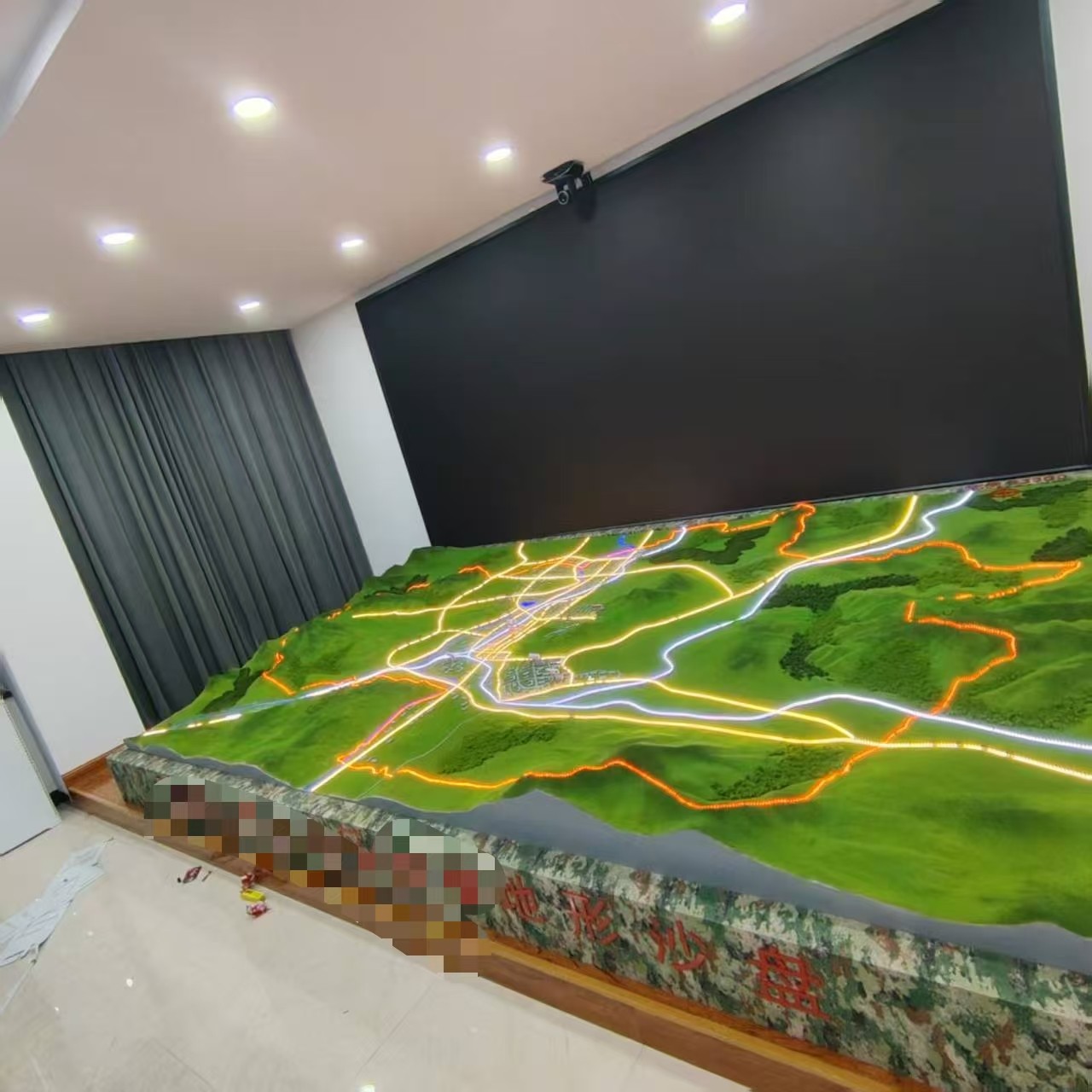 三维电子**沙盘实景展示