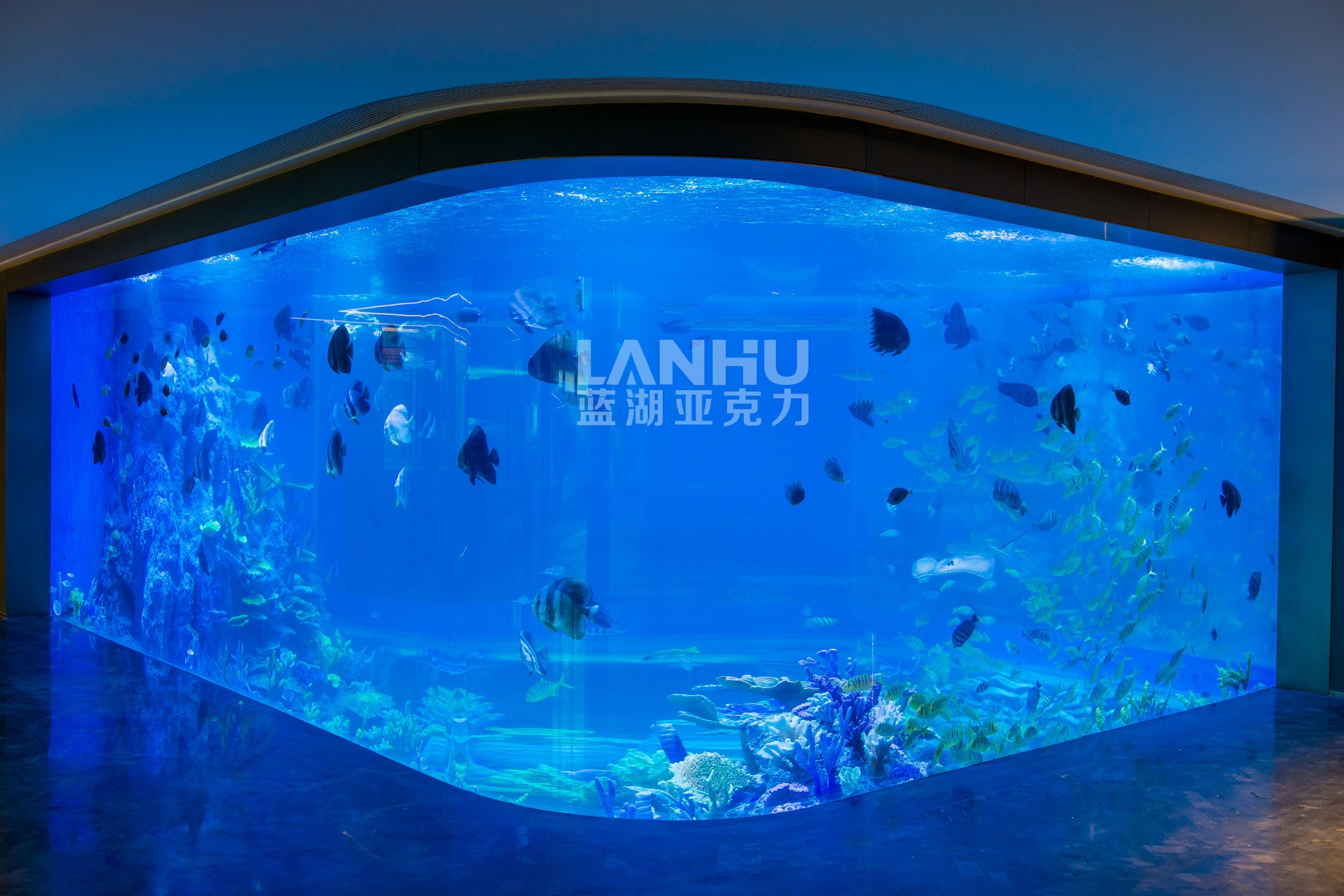 亚克力水景工艺细节