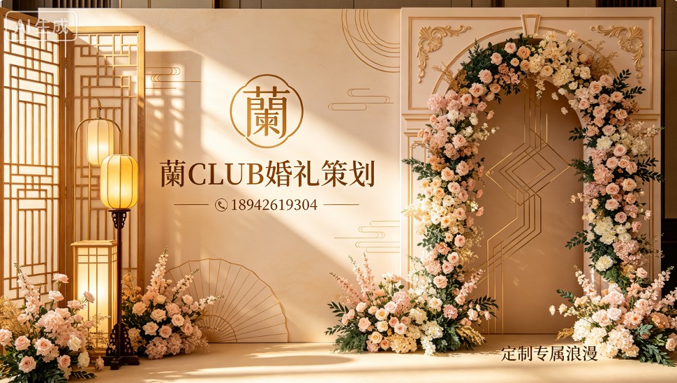 法式婚礼实景图