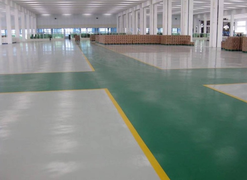 工业地坪施工现场