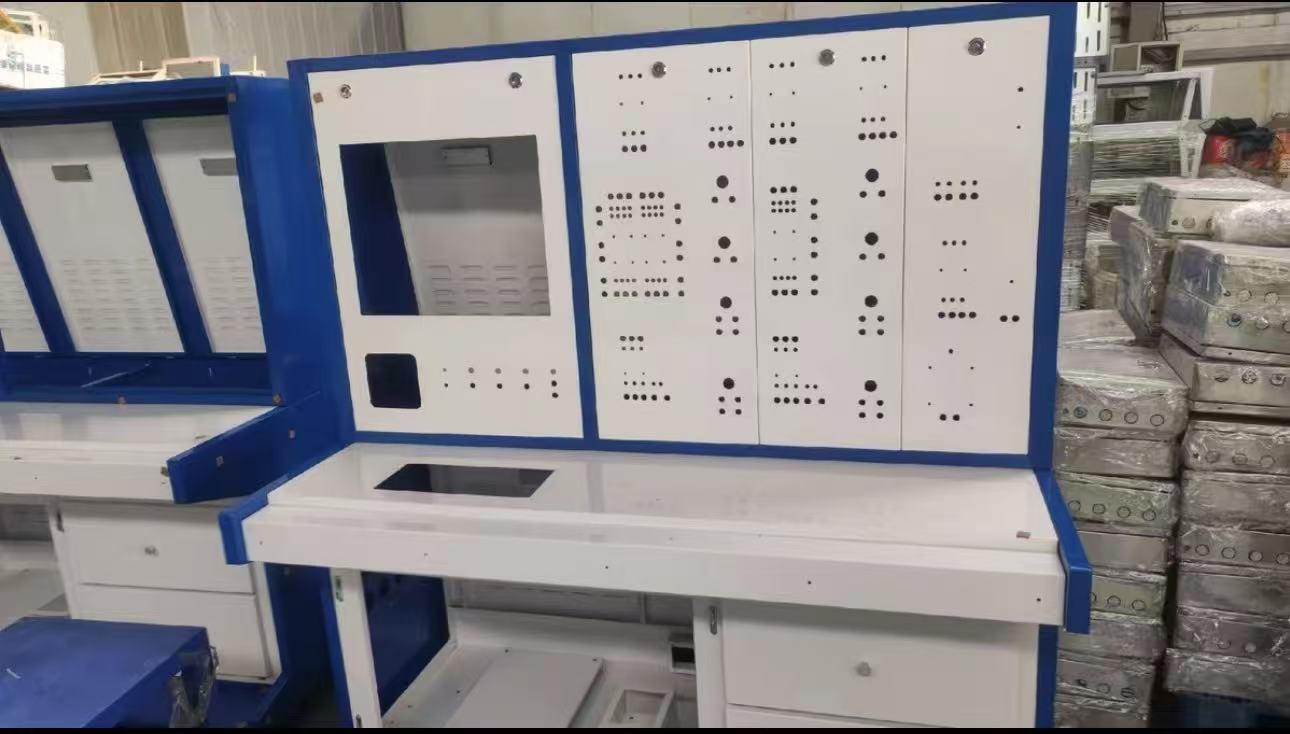 钣金加工与静电喷塑实拍