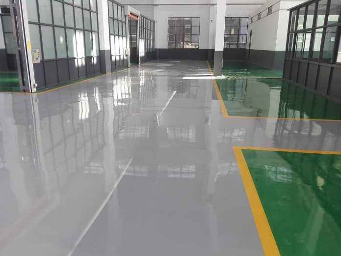 环氧地坪施工实景