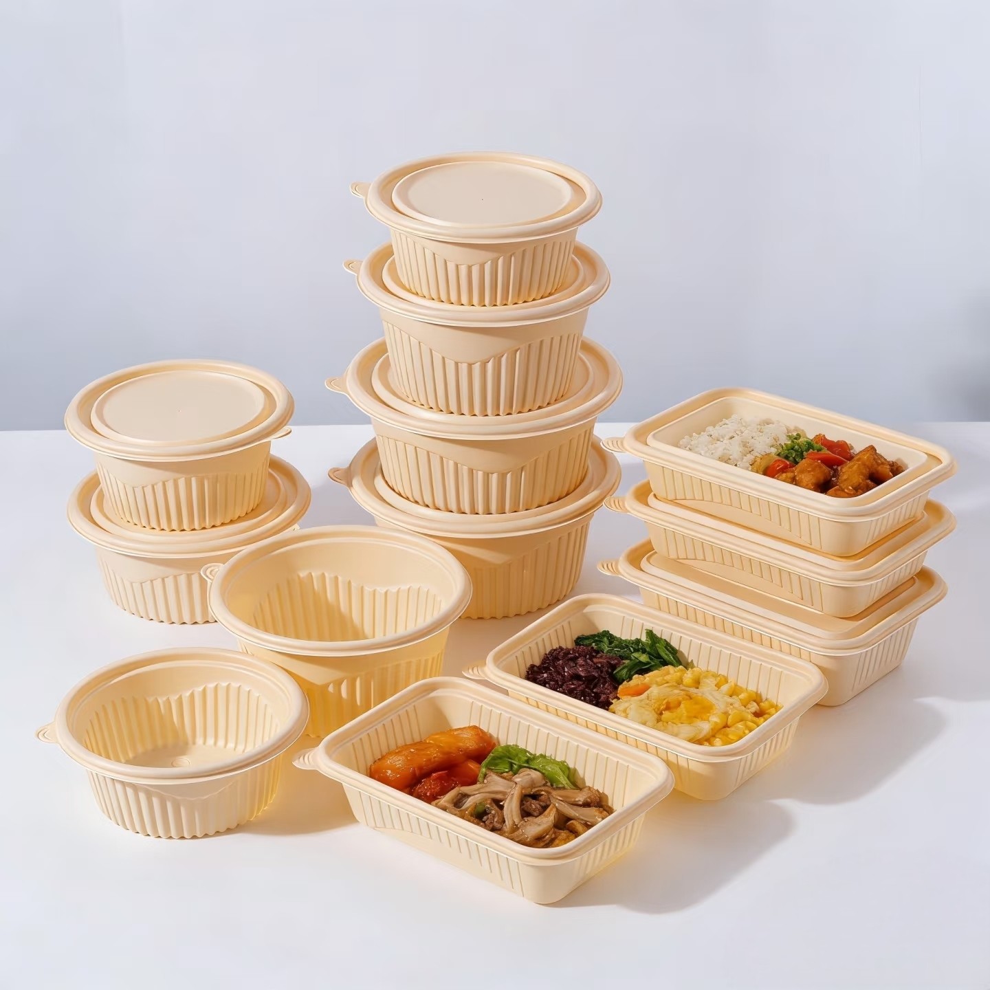 食品餐盒生产与质检实景