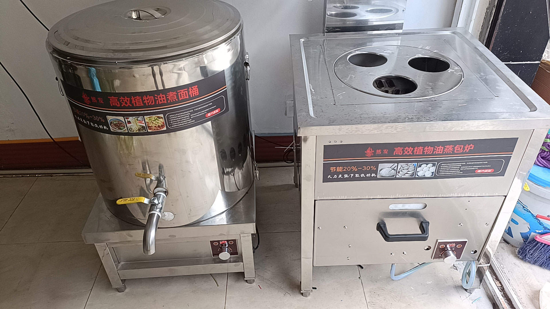 植物油灶具商用实拍