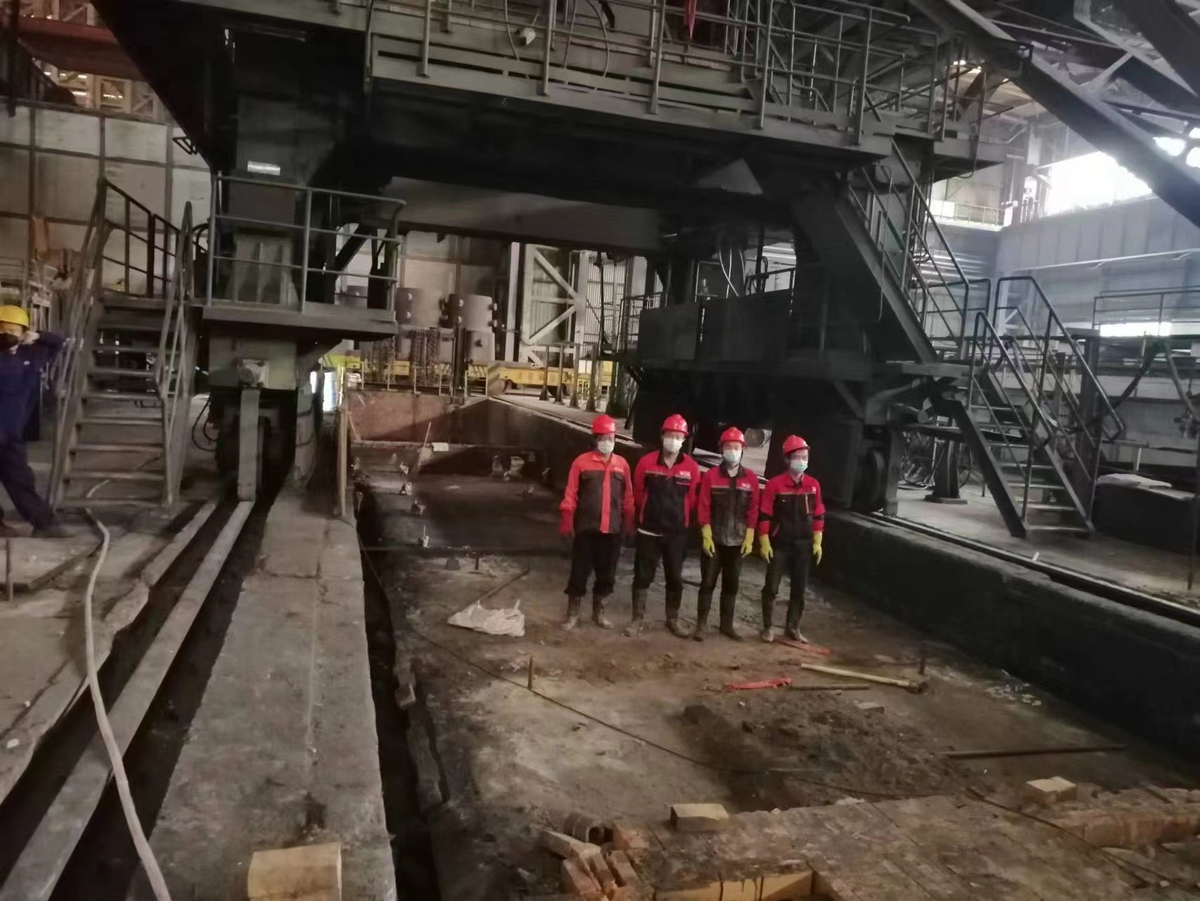 建筑防水堵漏施工现场