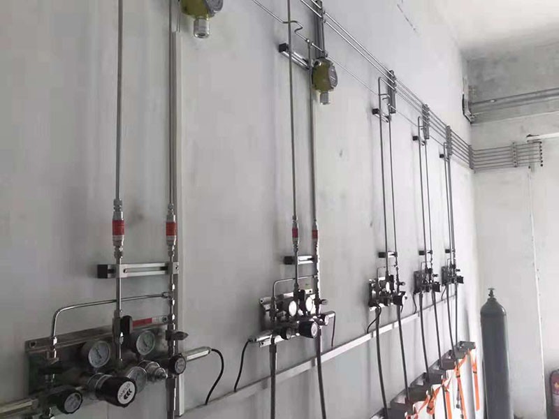 实验室气路系统与减压阀 Sa-2H组件实拍