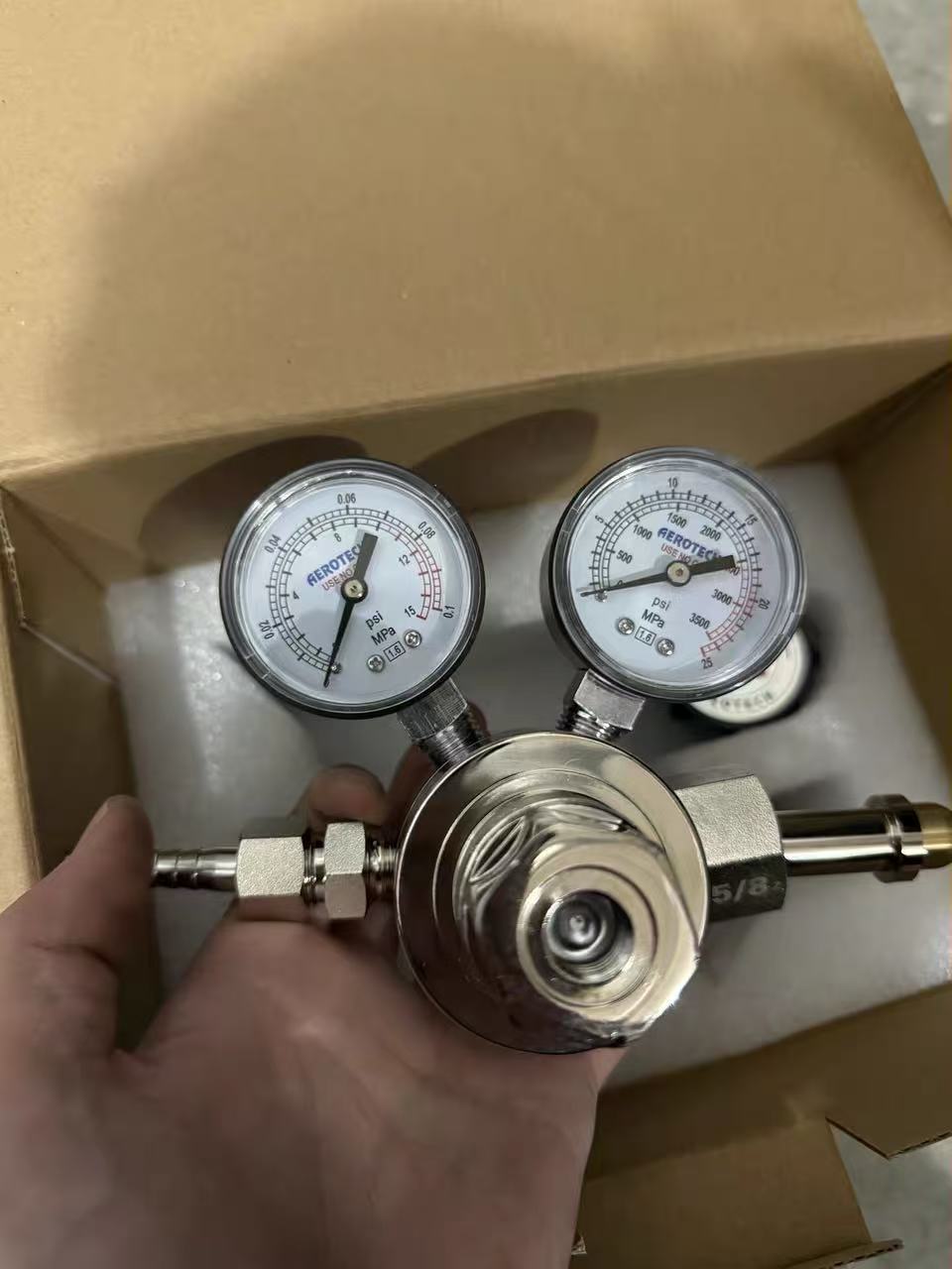 气体管路系统工程实景图