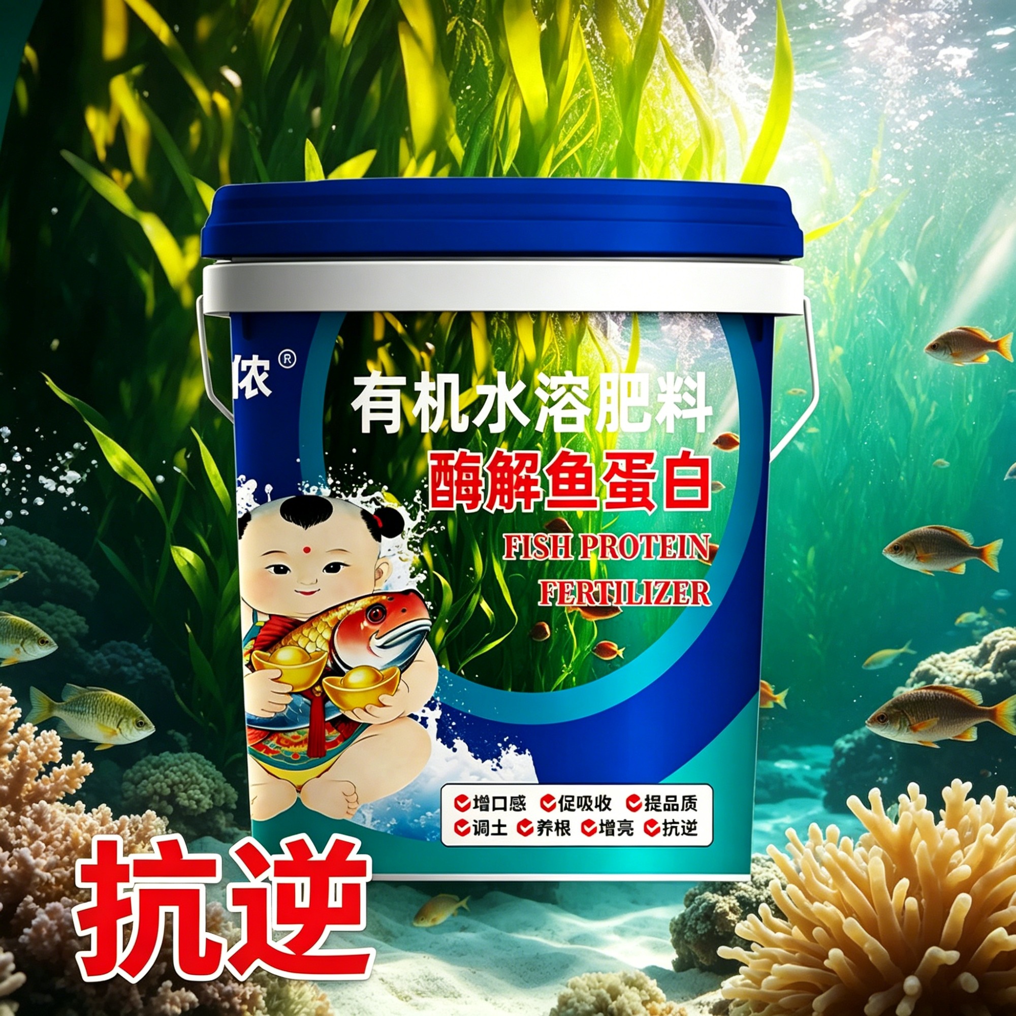 抗逆鱼蛋白 - 鱼蛋白水溶肥厂肥料产品