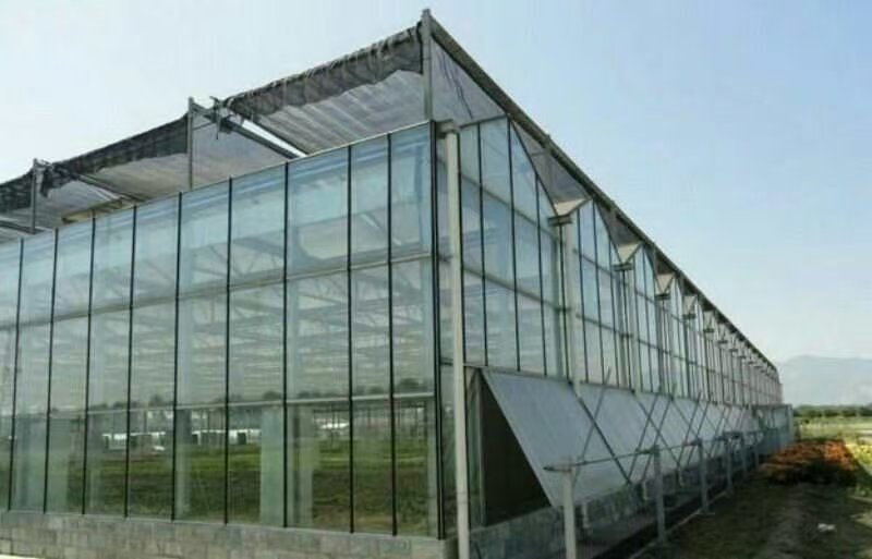 温室钢结构骨架细节展示