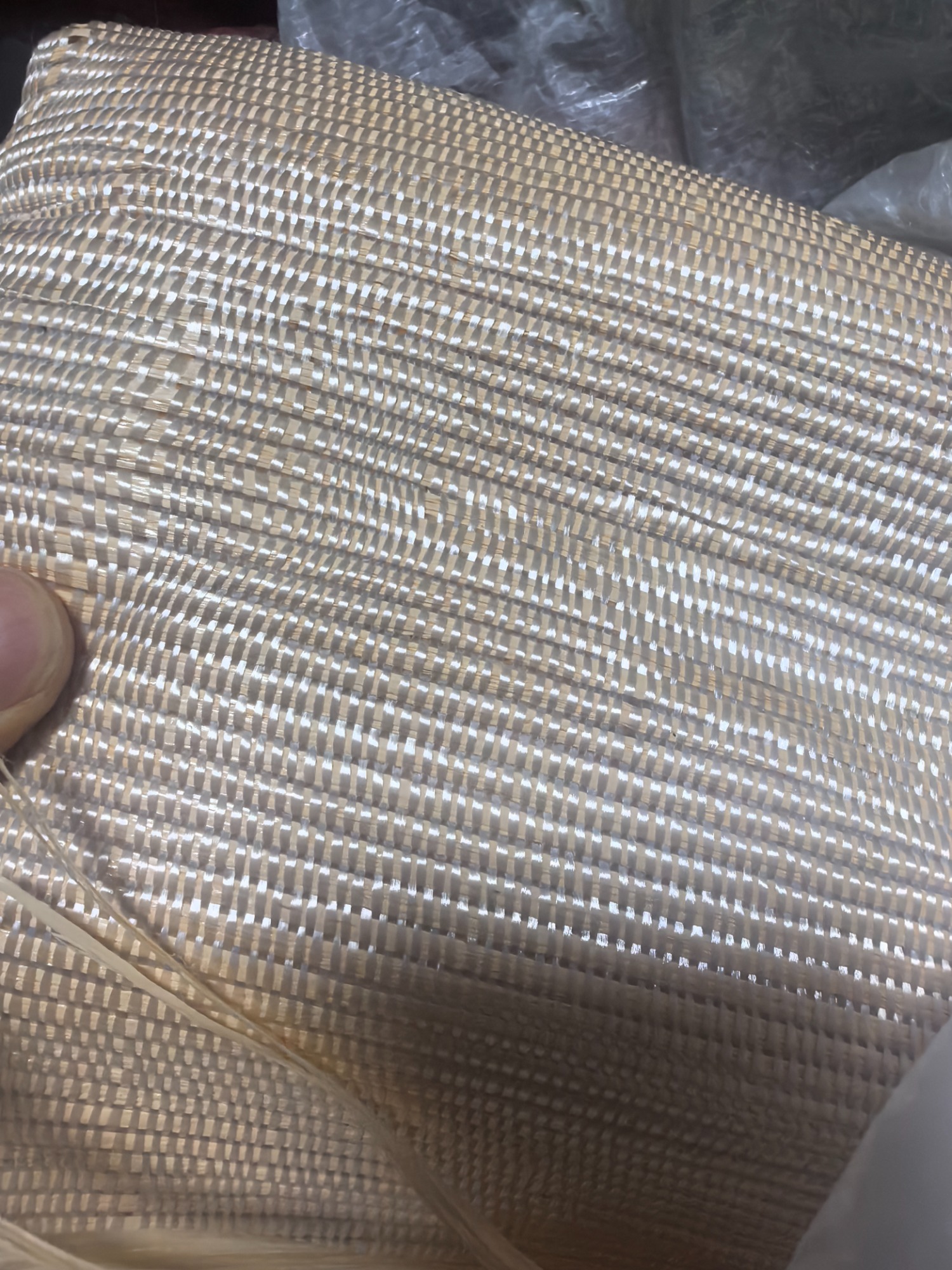 高强金边玻纤土工格栅生产工艺示意图