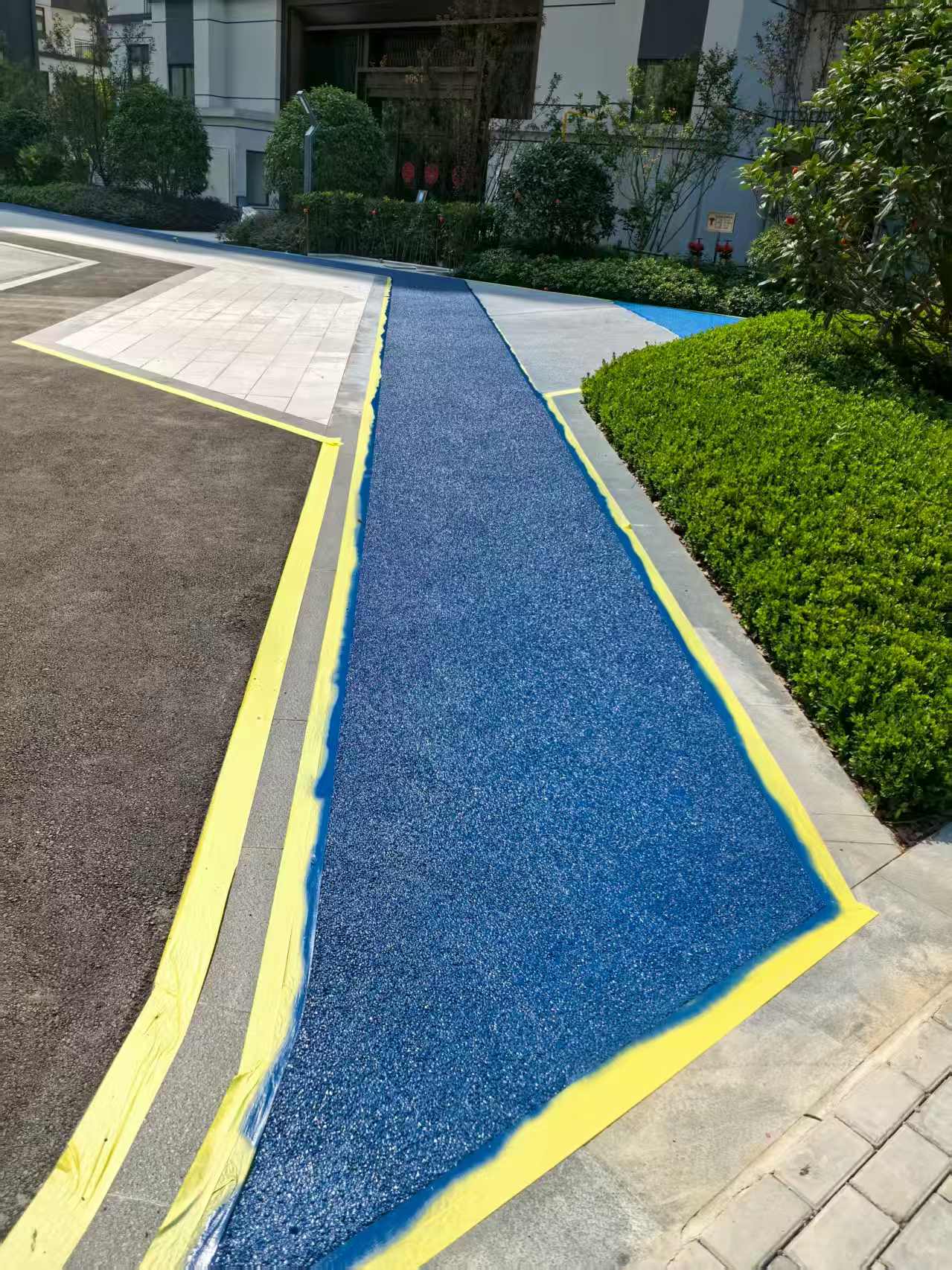 厂区划线施工示例