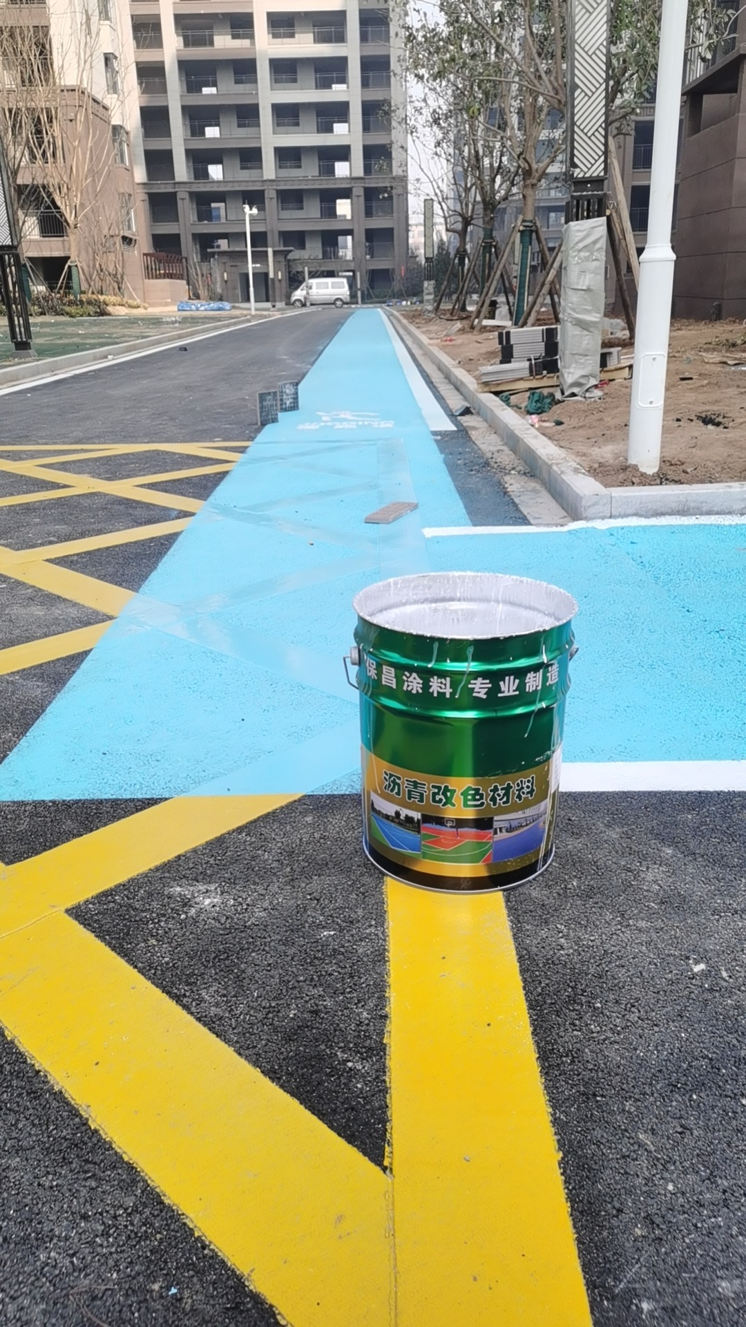 透水混凝土施工现场