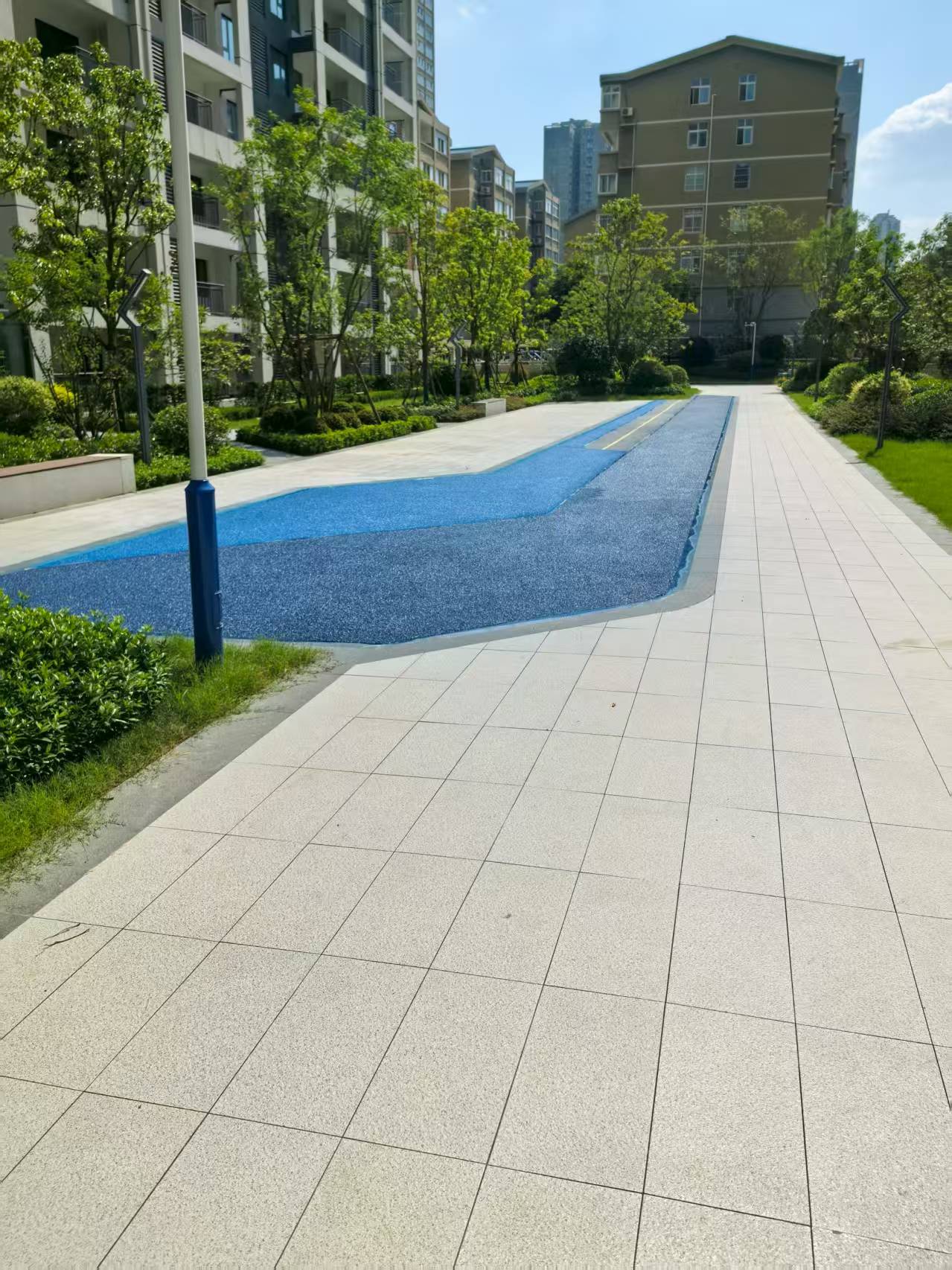 停车场标线施工展示