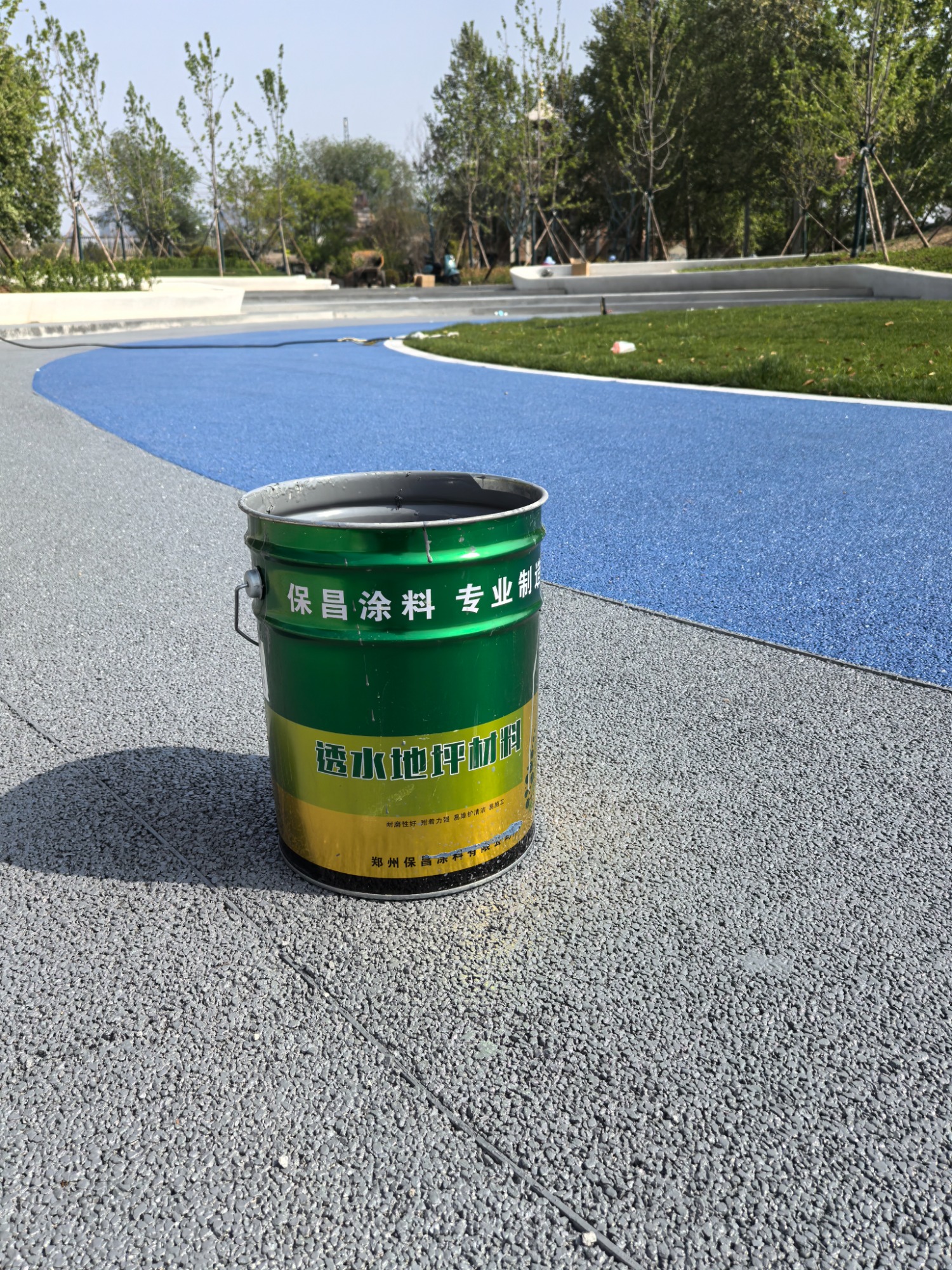 透水混凝土施工场景示例