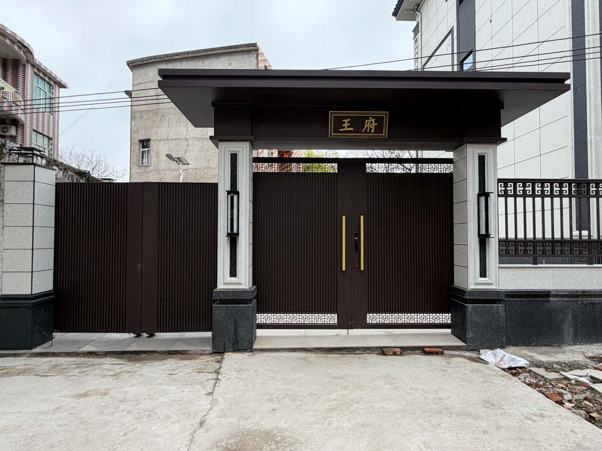 铝合金仿古挂落产品实拍